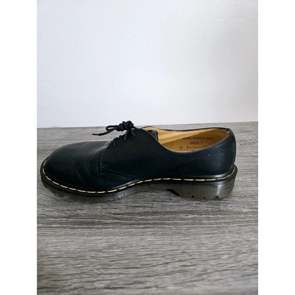 Black Doc Martens Unisex Adult‎ Vegan Oxford Shoes Boots Size 7